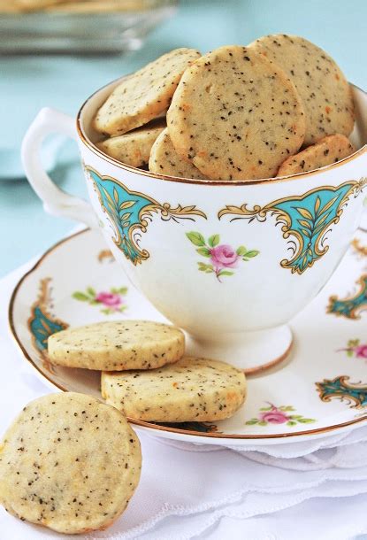 Scrumpdillyicious Earl Grey Tea Shortbread Cookies