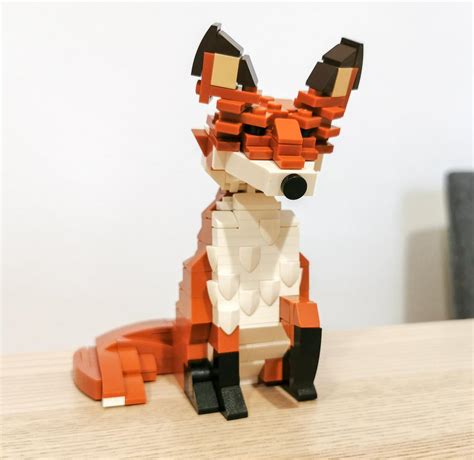 Lego Moc Red Fox By Miro Rebrickable Build With Lego
