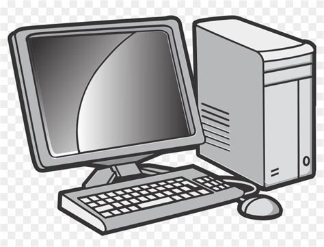 Clipart Desktop Computer Animation Desktop Computer Hd Png Download
