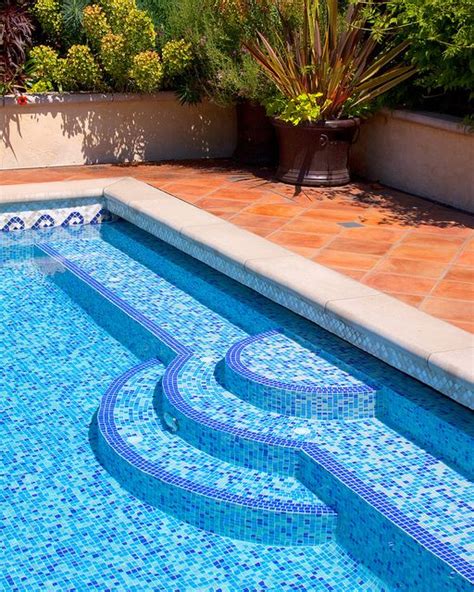 Glass Mosaic Pool Tiles In Dehli Pool Swimming Pool House Swimming Pools