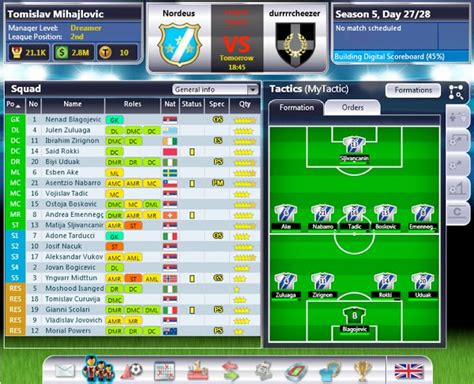 800000 People Play Nordeus Football Manager Top Eleven Every Day