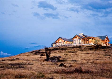 A deluxe cabin includes a bathroom with shower, a microwave. Rocky Mountain Log Homes | Log homes, Old cabins, Photo ...