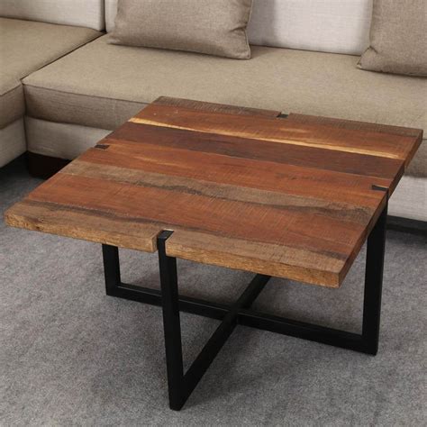 And, since reclaimed wood is used, each takhat reclaimed wood coffee table is actually different from pottery barn. Suffolk Simplicity Reclaimed Wood Square Industrial Coffee ...