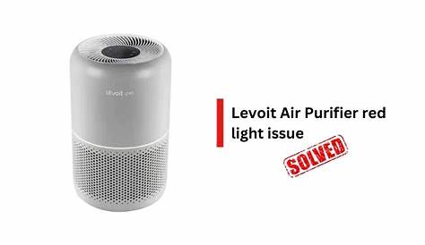 Levoit Air Purifier Red Light (This Will Fix This)