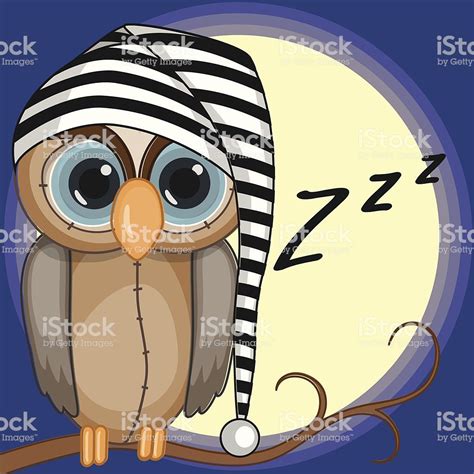 Sleepy Owl Royalty Free Sleepy Owl Stock Vector Art And More Images Of