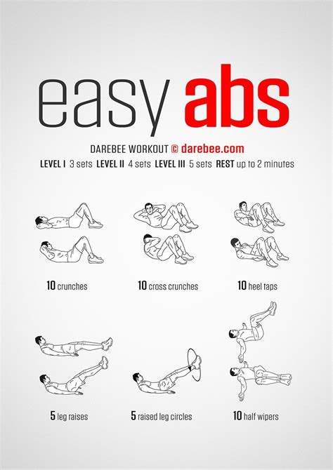 Easy Abs Workout In 2022 Easy Ab Workout Beginner Ab Workout Easy Abs