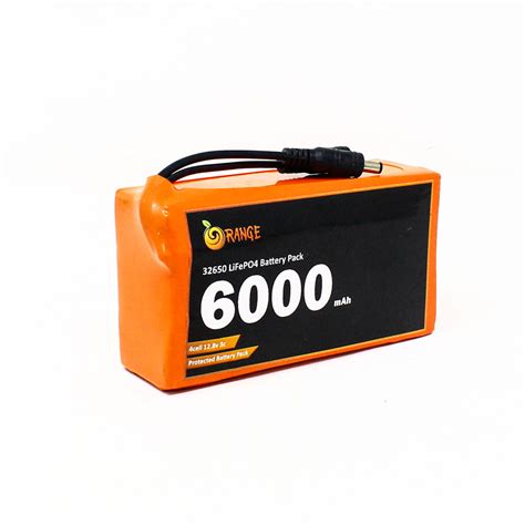 Orange Ifr V Mah C S P Lifepo Battery Pack With Dc