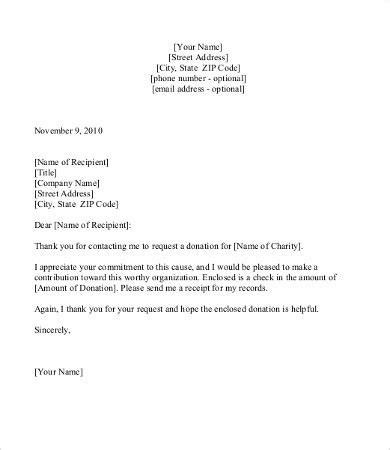 This letter forms part of my application for it. Response Letter - 10+Free Word, PDF Documents Download ...