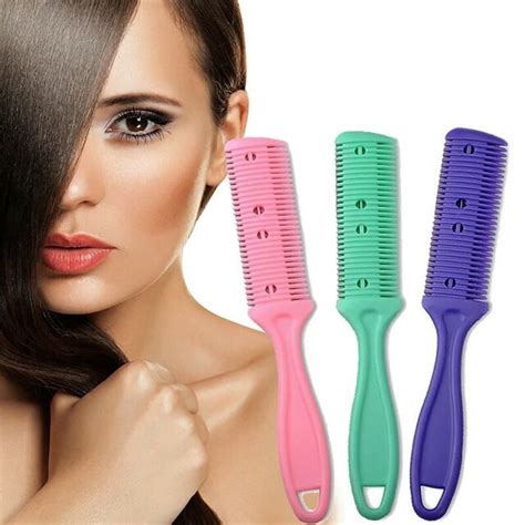 Professional Scissor Diy Hair Razor Comb Salon Hairdressing Thinning