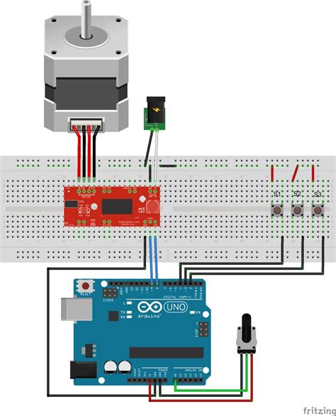 Easy Driver Stepper Motor Arduino Code Tutorial