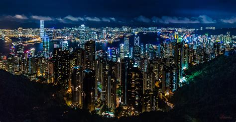 1366x768 Resolution Aerial Photography Of Cityscape Hong Kong Hd