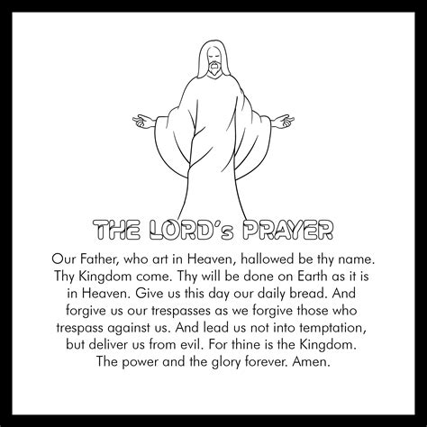 The Lord Prayer 12 Free Pdf Printables Printablee