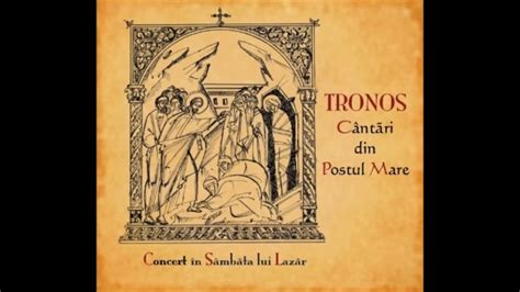 Sambata lui lazar este cunoscuta si cu denumirea de mosii de florii, fiind unul dintre parastasele colective stabilite de biserica. Tronos - Concert in Sambata lui Lazar - 5. Axion In ...