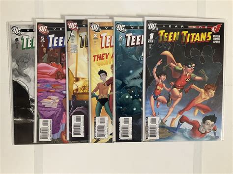 Teen Titans Year One 1 6 1 2 3 4 5 6 Nm Near Mint Dc Comics Comic
