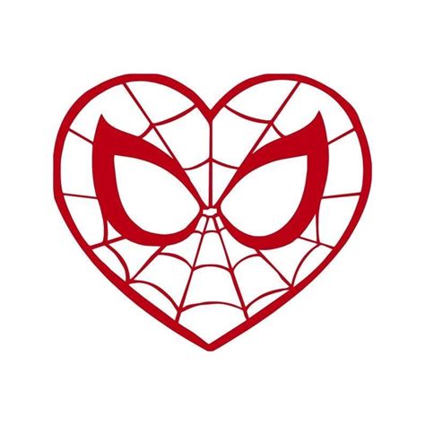Spiderman Heart Sticker Vinyl Decal Etsy Spiderman Stickers