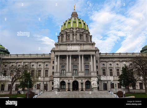 Pennsylvania State Capitol Building Complex Harrisburg Pa Stock Photo