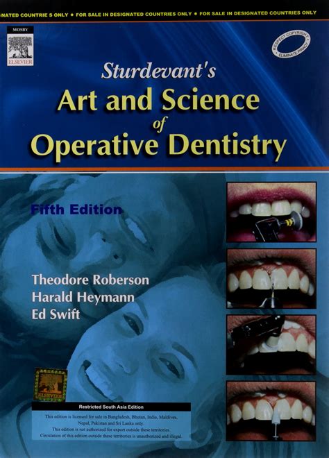 Sturdevants Art And Science Of Operative Dentistry By Theodore M