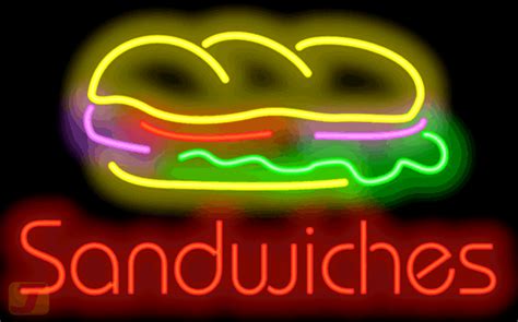 Sandwiches Neon Sign Fg 40 43 Jantec Neon