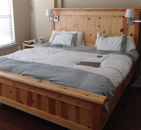 Queen Size Wood Bed Frame Plans Diy Bed Frame Furniture Plans