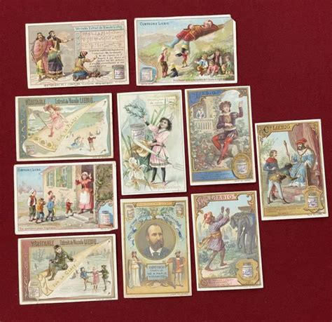 10 Chromo Liebig Rare Carte Publicitaire Ancienne Eur 3000 Picclick Fr