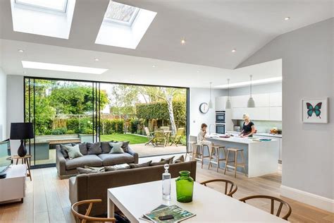 Dunmore Road House Granit Architects Open Plan Kitchen Living Room