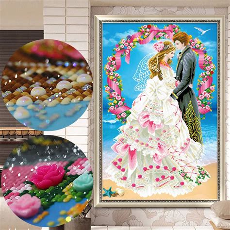 Diy 5d Sale Diamond Embroidery Diamond Mosaic Special Shaped Wedding