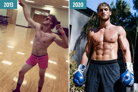 Logan Pauls Amazing Body Transformation From Slim Youtuber To Muscle