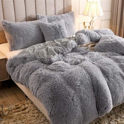 （30off）fluffy Blanket With Pillow Cover 3 Pieces Set Hotsoul Cute
