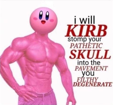 Pin By Tinywolfbaby On Dankest Memes In 2020 Kirby Memes Stupid