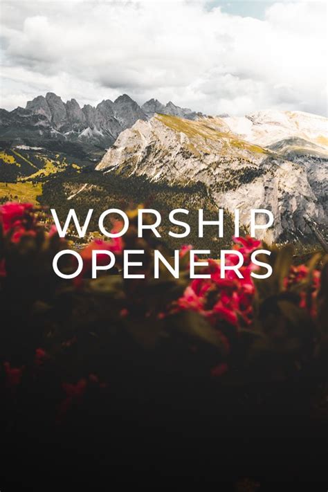 Worship Openers Upbeat Songs Worship Jesus Culture