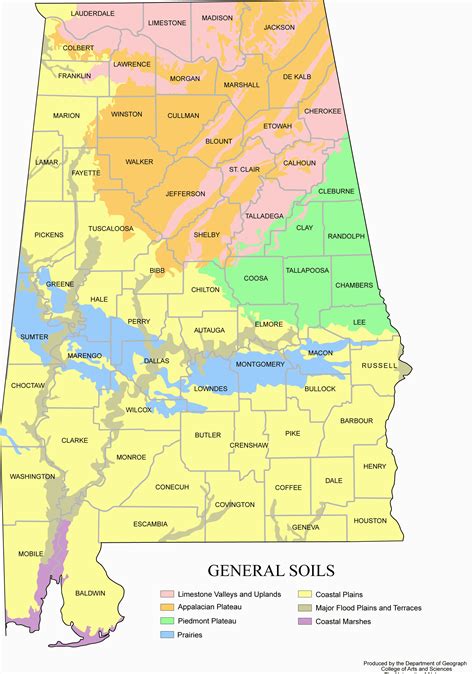 Detailed Administrative Map Of Alabama State With Roads And Cities Vidiani Com Maps Of All