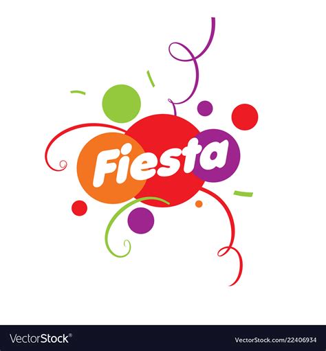Another good indicator of a new piece of fiestaware is a the new, circular logo. Abstract logo for the fiesta Royalty Free Vector Image