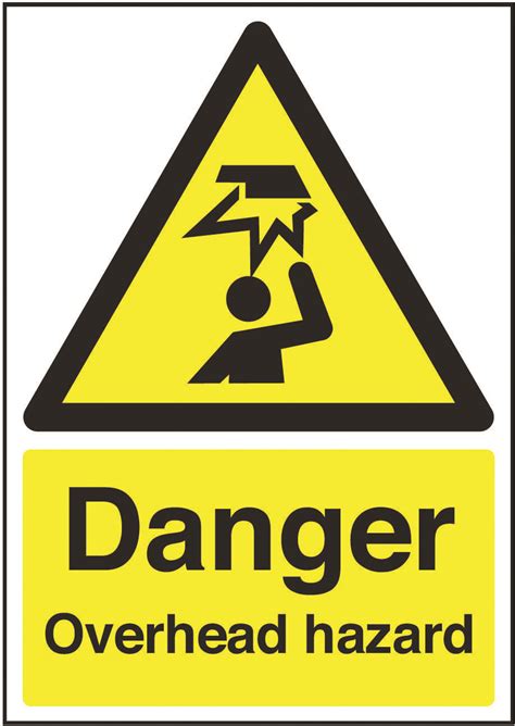 Danger Overhead Hazard Sign Beaverswood Identification Solutions