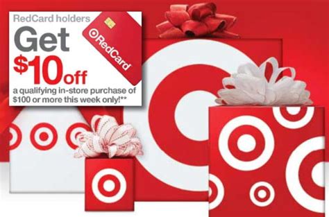 Target Redcard Holders Get 10 Off A 100 In Store Purchase