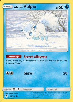 Maybe you would like to learn more about one of these? Alolan Vulpix 53/214 - Lost Thunder - Sun & Moon - Pokemon ...