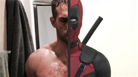 Ryan Reynolds Is Absolutely Ripped Under His Deadpool Costume See The Pic