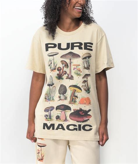 Ngorder Pure Magic Shrooms Cream T Shirt