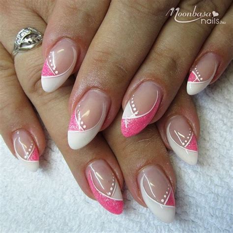 French maniküre mit pinker und super dünner weißer spitze. Nächstes Mal | Nageldesign, Nagelideen und Fingernagel ...