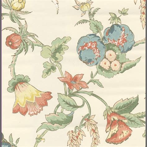 36 Jacobean Floral Wallpaper On Wallpapersafari