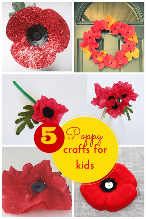 5 Fabulous Poppy Crafts For Remembrance Day