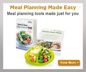 The diabetes health care team will provide guidelines as part of the meal plan. A Heart Healthy Meal Plan - Recipes for Healthy Living by the American Diabetes Association ...