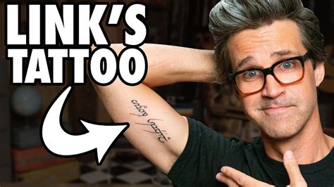 Link Has A New Tattoo Youtube