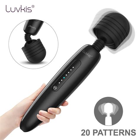 luvkis large av magic wand massager mr 20 vibrator sex toy for women powerful 20 vibrat mode