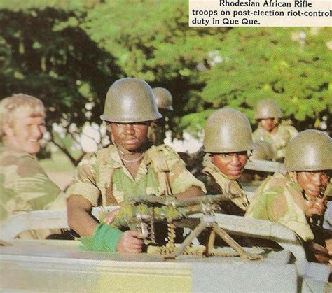 Rhodesia Rhodesian African Rifles Soldiers On Post Electio Flickr