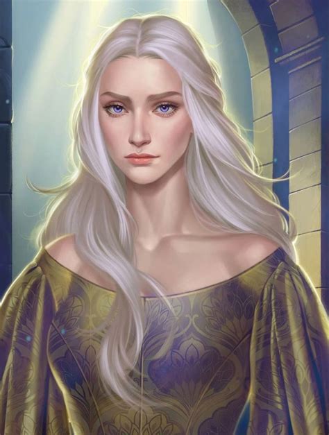 Elven Queen Elven Princess Long White Hair White Blonde Fantasy Queen Dark Fantasy Art Ice