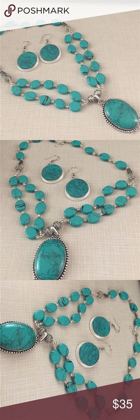 Host Pick Amazing Turquoise Howlite Set Womens Jewelry Necklace