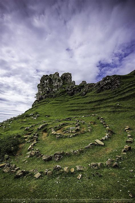 A Rock Spiral At Castle Ewen In Fairy Glen Uig Isle Of Skye Isle
