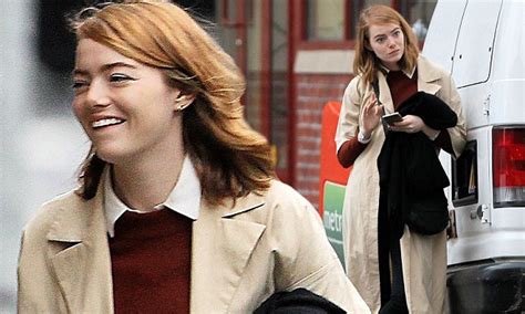 Emma Stone Radiates Happiness As Shes Spotted Smiling In New York
