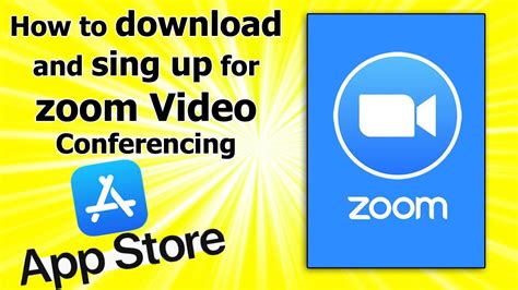 How To Download And Sign Up For Zoom Video Conferencing Youtube