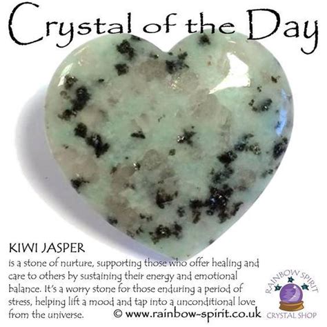 Learn about the properties of materials with bitesize gcse combined science (ocr gateway). Crystal Of The Day - Kiwi Jasper | Crystal healing stones ...